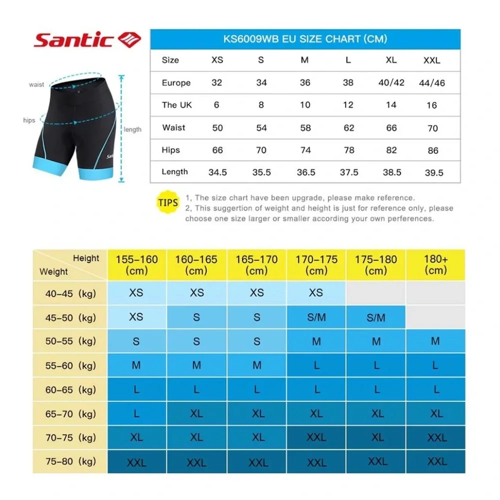 Santic Womens Size Large Cycling Shorts Road Bike Spin Padded Biking Shorts NWT - Picture 2 of 4